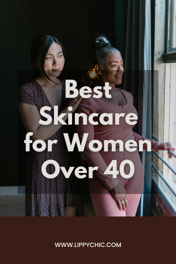 skin care routine for women over 40